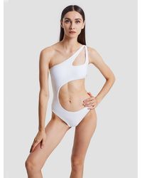 Lattelier Singular One-piece Swimsuit - White