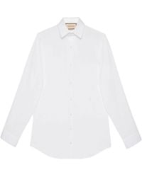 Gucci - Cotton Poplin Shirt - Lyst