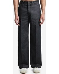 Lemaire - Wideleg Jeans With Studs - Lyst