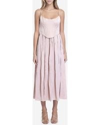 Zimmermann - Corset Midi Dress - Lyst