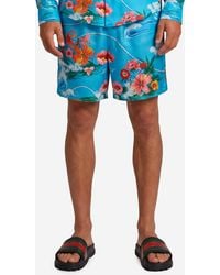 Gucci - Floral Print Shorts - Lyst