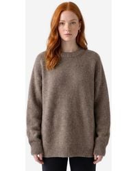 The Row - Pato Taupe Sweater - Lyst