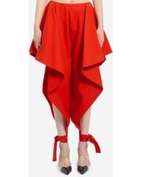 Alaïa - Cotton Panel Pants - Lyst