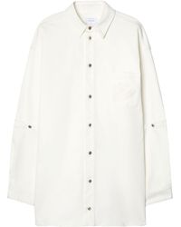 Off-White c/o Virgil Abloh - Off 90S Logo Overshirt - Lyst