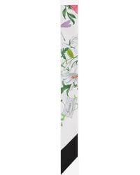 Gucci - Printed Silk Twill Ribbon - Lyst