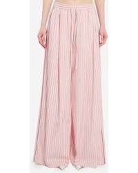 Dolce & Gabbana - Striped Poplin Trousers - Lyst
