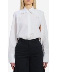 FEDERICA TOSI - Open Sleeve Shirt - Lyst