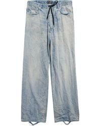 Balenciaga - Mid-Rise Wide-Leg Jeans - Lyst