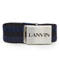 Lanvin Cintura con fibbia logata - Bianco