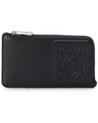Loewe - Leather Coin And Cardholder - Lyst