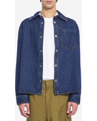 Ami Paris - Cotton Overshirt - Lyst