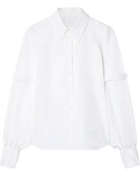 Off-White c/o Virgil Abloh - Popeline Shirt With Straps - Lyst