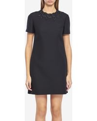 Valentino Garavani - Short Dress With Embroidery - Lyst