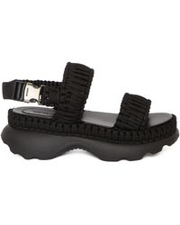 Moncler - Belay Woven Sandals - Lyst
