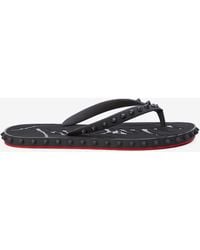 Christian Louboutin - Super Loubi Flip Slide Sandals - Lyst