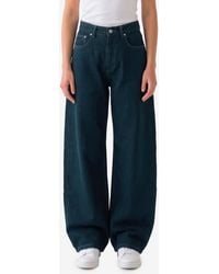 Frankie Shop - Dark Wash Nick Barrel Leg Jeans - Lyst