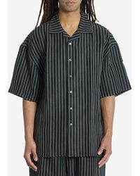 Willy Chavarria - Striped Camp Collar Shirt - Lyst
