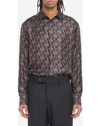 Fendi - Printed Silk Shirt - Lyst