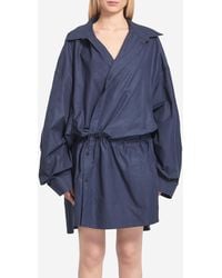 Balenciaga - Mini Abito Stile Camicia - Lyst