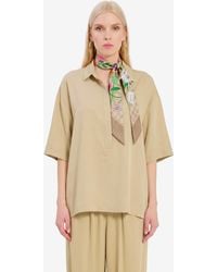 Frankie Shop - Eda Fluid Polo Shirt - Lyst