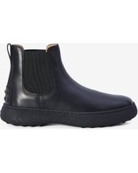 Tod's - Leather Chelsea Boots - Lyst