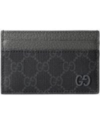 Gucci - Gg Card Holder With Trims - Lyst