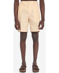 Fendi - Ff Jacquard Bermuda Shorts - Lyst