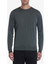 John Smedley - Merino Wool Crewneck Lundy Pullover - Lyst
