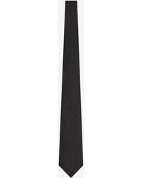 Saint Laurent - Cravatta Ampia A Righe - Lyst