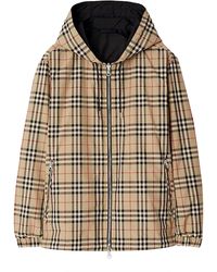 Burberry - Check Reversible Jacket - Lyst
