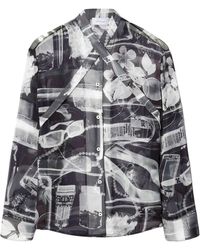 Off-White c/o Virgil Abloh - Xray Cross Collar Shirt - Lyst