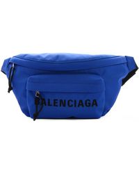 Balenciaga Wheel Belt Bag - Blue