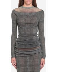 Jean Paul Gaultier - Body Shadow And Prince Of Wales Top - Lyst