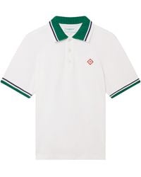 Casablancabrand - Pique Polo Shirt - Lyst