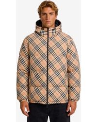 Burberry - Reversible Snowdonia Check Down Jacket - Lyst