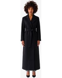 Dolce & Gabbana - Wool Coat With A Belt - Lyst