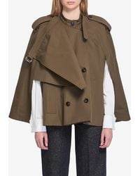 Burberry - Juniper Cotton Cape - Lyst