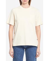 Moncler - Tshirt Con Tasca - Lyst