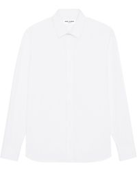 Saint Laurent - Chemise Classique Blanc - Lyst