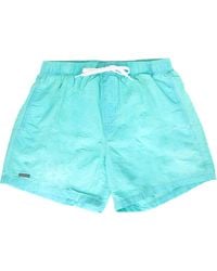 Sundek Turquoise Nylon Swim Shorts - Blue