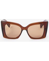 Saint Laurent - Sl M119 Blaze Crystal Sunglasses - Lyst