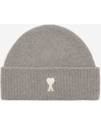 Ami Paris - Alpaca Ami De Coeur Beanie - Lyst