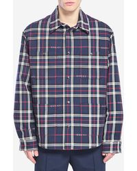 Gucci - Check Quilted Overshirt - Lyst