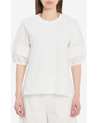 Moncler - San Gallo Cotton Jersey Tshirt - Lyst