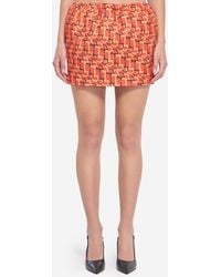 Gucci - Printed Mini Skirt - Lyst