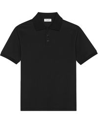Saint Laurent - Monogram Polo Shirt - Lyst