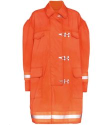 CALVIN KLEIN 205W39NYC Giaccone Délavé Arancio - Arancione