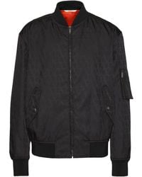 Valentino Garavani - Toile Iconographe Nylon Bomber - Lyst