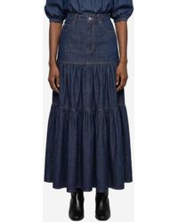 Saint Laurent - Country Skirt - Lyst