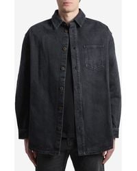 Loewe - Anagram Denim Overshirt - Lyst